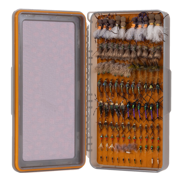 Fishpond Tacky Flydrophobic Fly Box Open Fishpond Tacky Flydrophobic Fly Box Open